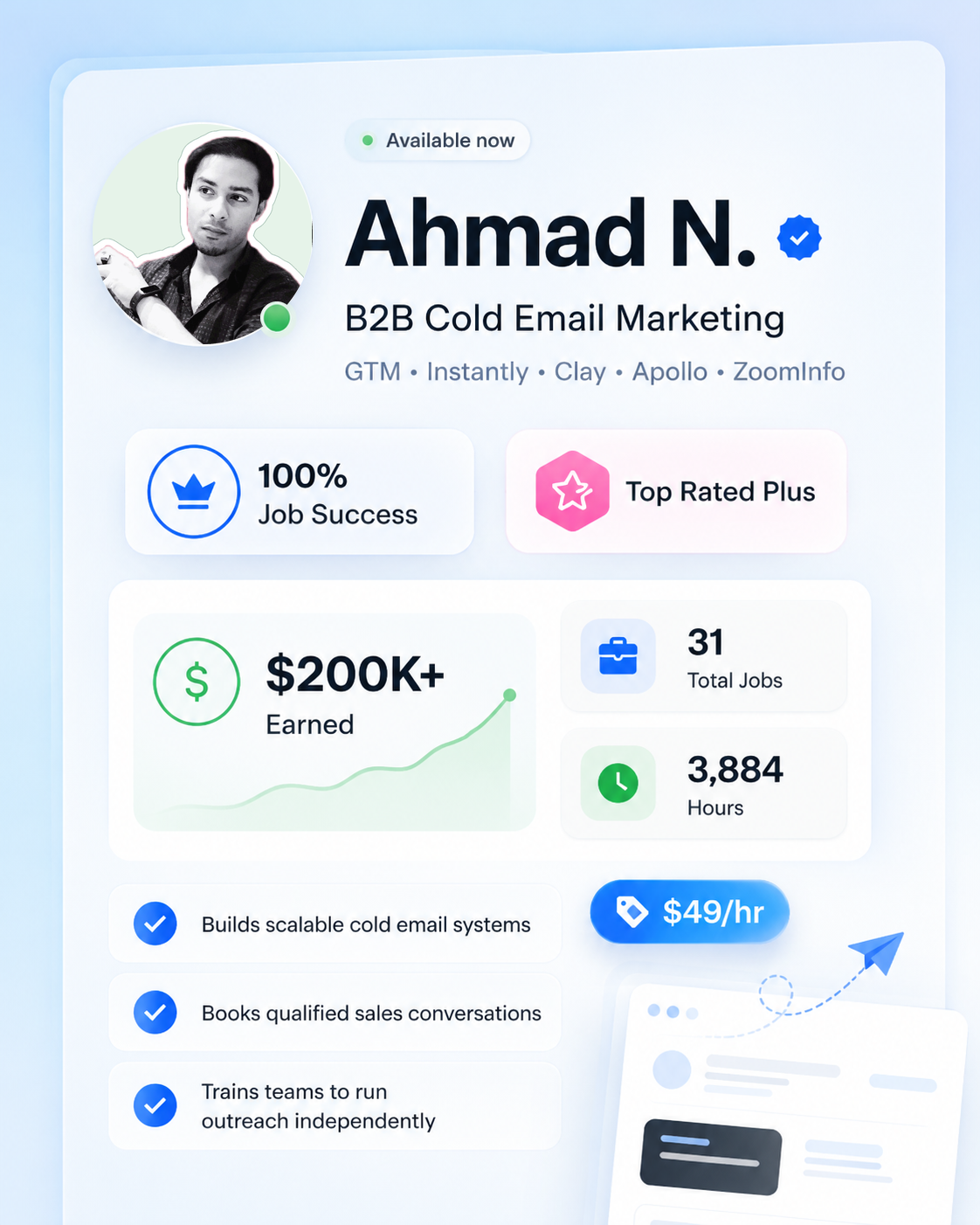 Ahmmad N — Upwork profile